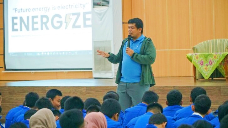 Vice President Eksekutif Direktur Legal dan Manajemen Human Capital, Andesta dalam kegiatan ENERGIZE Talk. Dok. Istimewa 