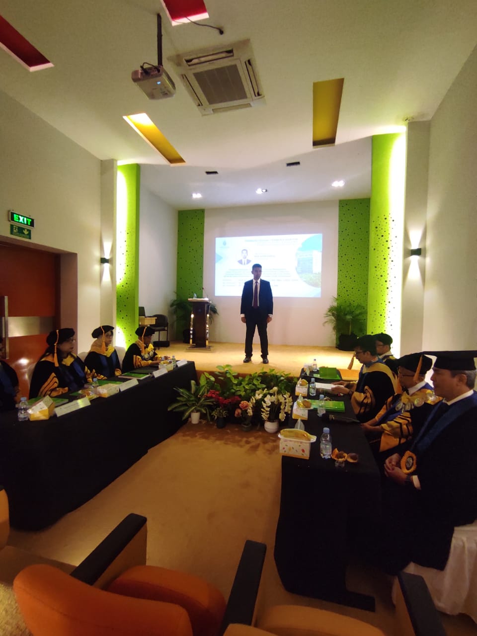 Proses sidang doktoral dosen ITPLN Rio Afrianda S.T., M.T., Dok. Istimewa 