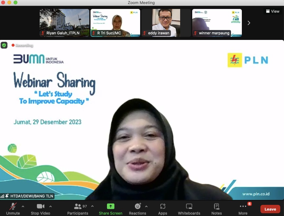 Vice President Human Talent Development (VP HTD) Area I PT PLN, Dewi Tatiana. Dok. Istimewa 